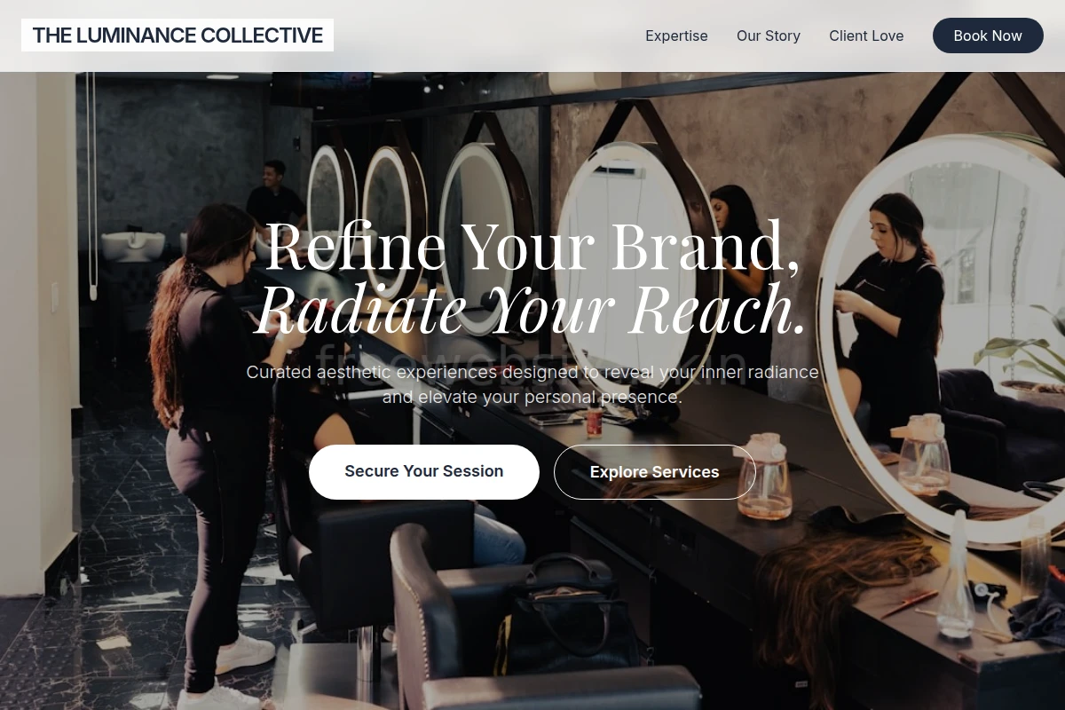 Minimal Beauty Salon